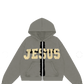 “Say His Name” JESUS Zip-Up Gray